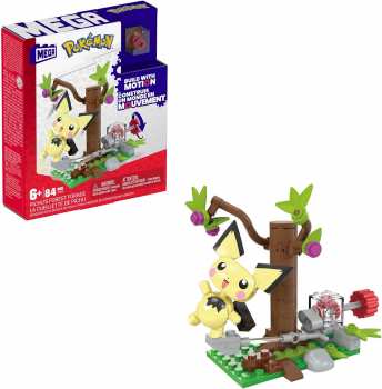 194735154678 MEGA Pokémon Action Figure Building Toys Set, Pichu's Foret